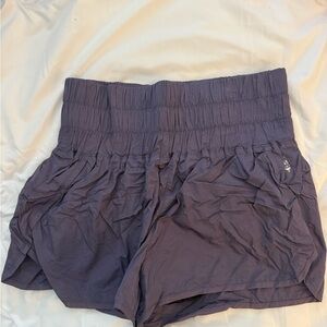 Women's Purple High-Waisted Shorts